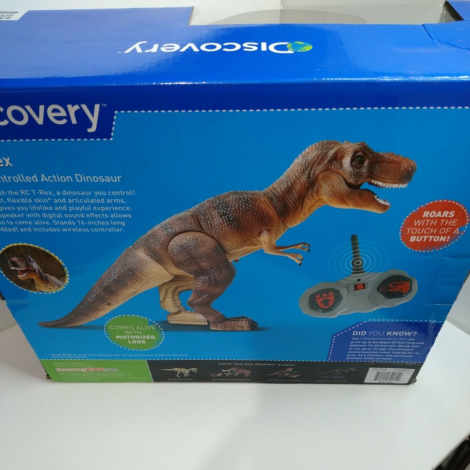 Discovery Kids Radio Controlled T-Rex Dinosaur Action Figure Brown