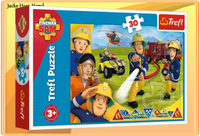 Trefl Puzzle Feuerwehrmann Sam 30 Teile Feuerwehrauto Sam Gr. 27X20Cm Neu