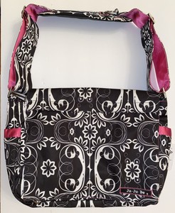 jujube black and white diaper bag