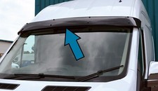 Sonnenblende Windabweiser Für Mercedes-Benz Sprinter W907 (2018+) Schwarz Front