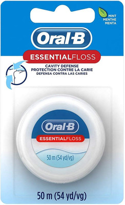 Oral-B Essential Dental Floss Cavity Defense Protection Mint 50 Meter (6 Pack)
