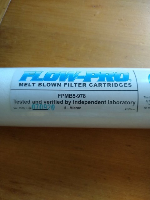 FLOW-PRO Melt Blown Filter Cartridge FPMB5-978 - 5 Micron | eBay