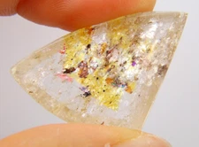 IP10 Limonite Ironite in quartz 20.60ct 30x20x5mm free form quartz iron oxided