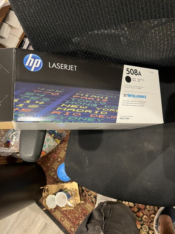 Lot of 13 Original Hp And Generic Toner Catridges