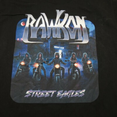 RAWKON STREET EAGLES HEAVY METAL CONCERT TOUR TEE T SHIRT Mens XXL Black