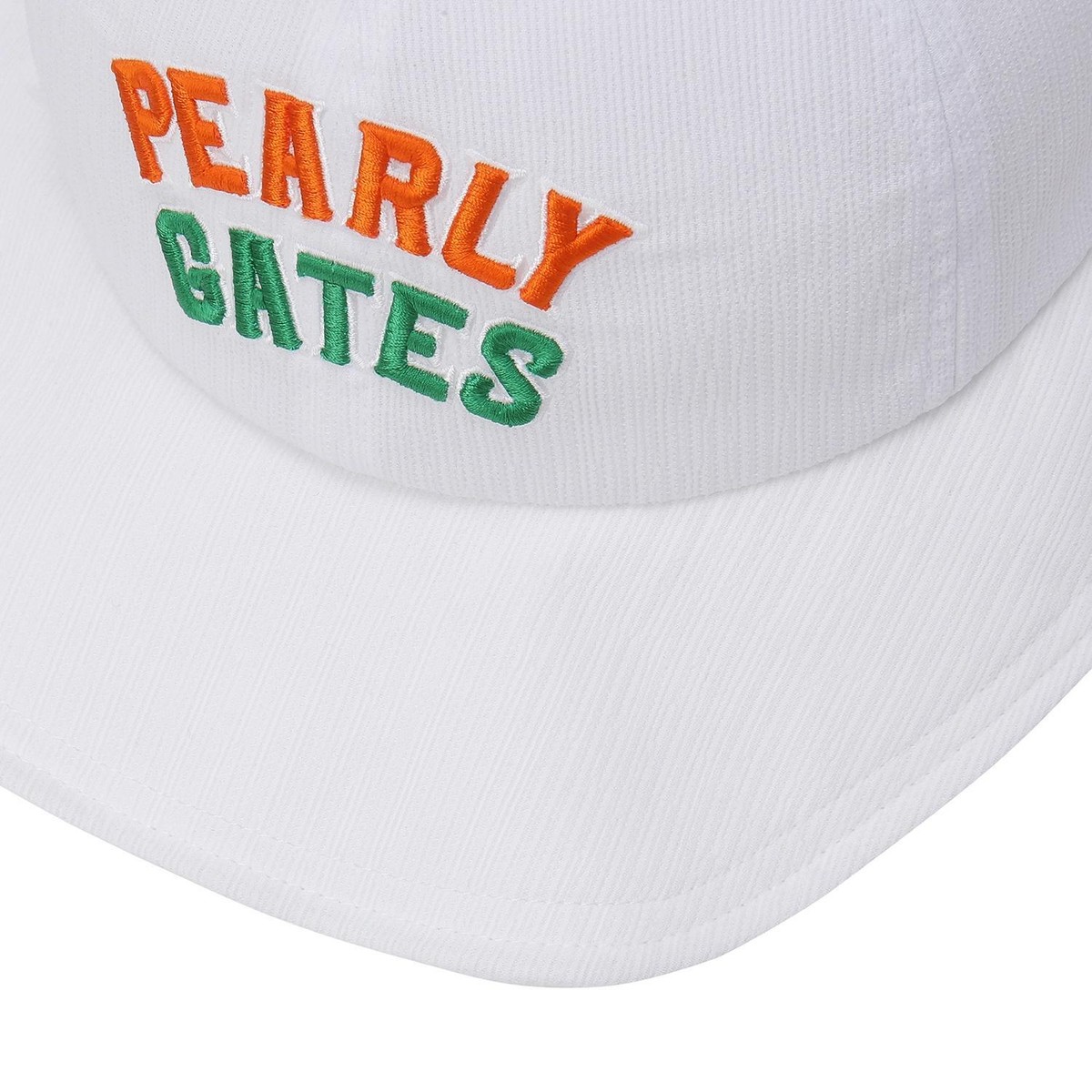 【PEARLY GATES】 Women's UV Cut Two Way Scarf Bucket Hat Genuine PEARLY GATES GOLF Womens Striped Twill Logo Bucket