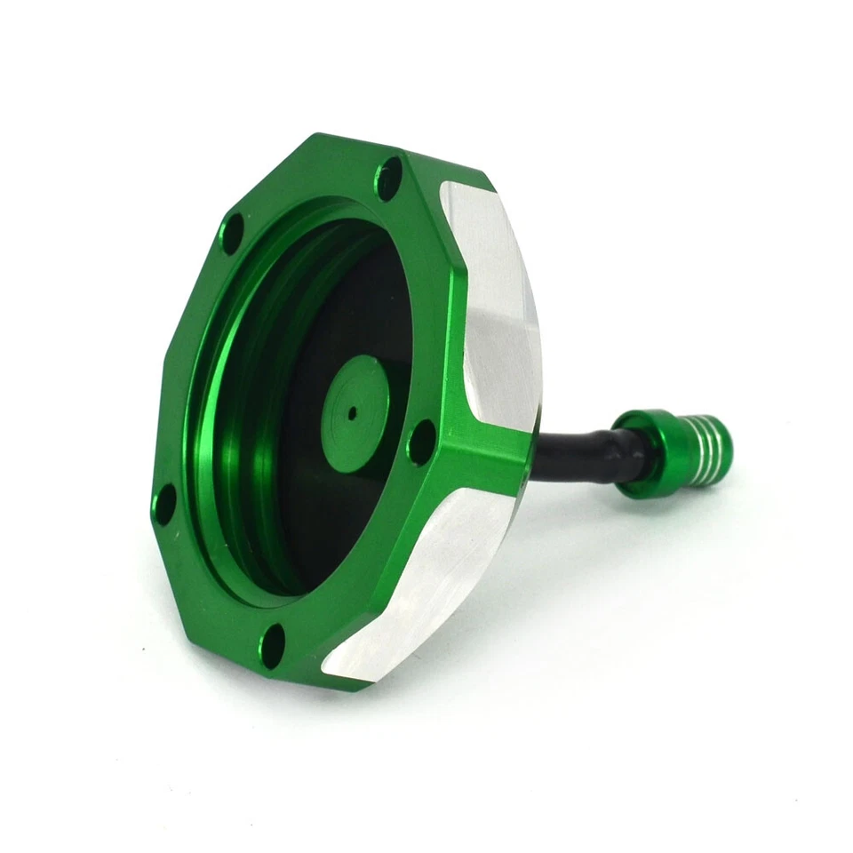 Oil Gas Fuel Cap Cover for KX85 KX100 KX250 KLX110L KX250F KX450 KX450F KLX450R Foto 4 de 4