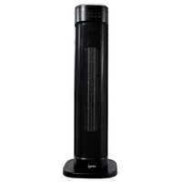 Oscillating Tower Fan Heater, 2000 W, 3 Heat Modes, Black, Igenix IGHT020DB