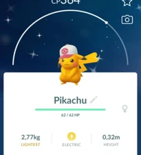 -  Shiny Pikachu Hilda's Hat - PTC - Description