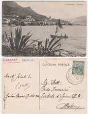 GARDONE - BRESCIA - RIVIERA - VIAGG. 1910 -14770-