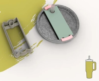 Stanley Topper Basic Shape Tag Polymer Clay Cutters(2 cutters  for 30 and 40oz)