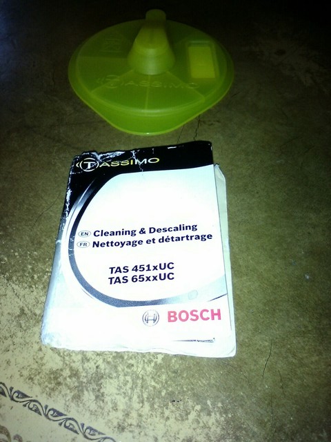 Tassimo Cleaning Disc Barcode Genuine Bosch Tassimo Coffee