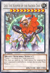 Leo, the Keeper of the Sacred Tree - LVAL-EN058 - Rare - Unlimited x3 - Near Min