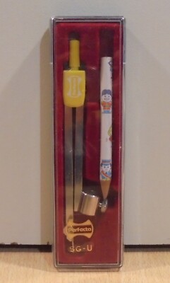 PERFECTA SG-U VTG OLD SCHOOL DRAWING COMPASS WITH PENCIL NIB
