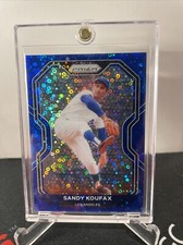 2021 Panini Prizm SANDY KOUFAX Tier lll Blue Donut Circle Prizm /199 - Dodgers