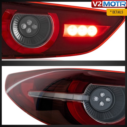 For Mazda 3Axela Sedan 2019-2021 VLAND Full LED Tail Lights Sequential Rear Lamp - Foto 14 di 18