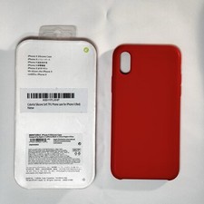 Colorful Red Silicone Soft TPU Phone Case for iPhone X - Stylish  Protective