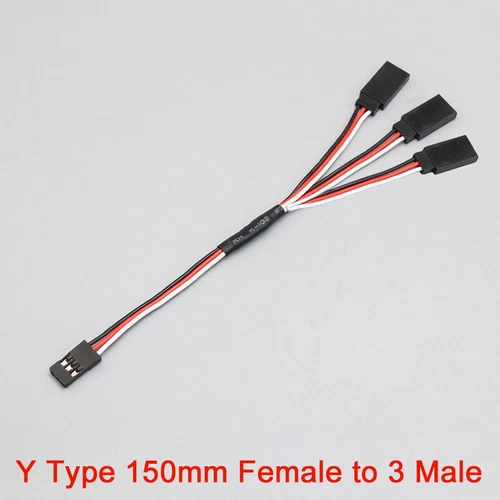 100mm-600mm Servo Verlängerung Stecker Buchse Leitung Stecker RC Kabel Splitter - Picture 21 of 31