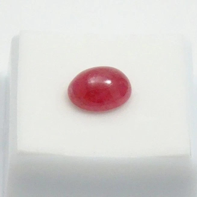 Rhodonite - 12x10mm Oval 6.1ct - Cabochon - Brazilian Rhodonite Cabochon - Image 2 of 4
