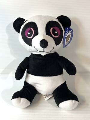 A&A Global Industries Black & White Panda Bear 11  Plush Soft Stuffed Toy NWT