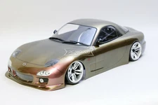 1/10 RC Car BODY Shell MAZDA RX7 TURBO Body w/ Wing 200mm *Unpainted* OPEN BOX