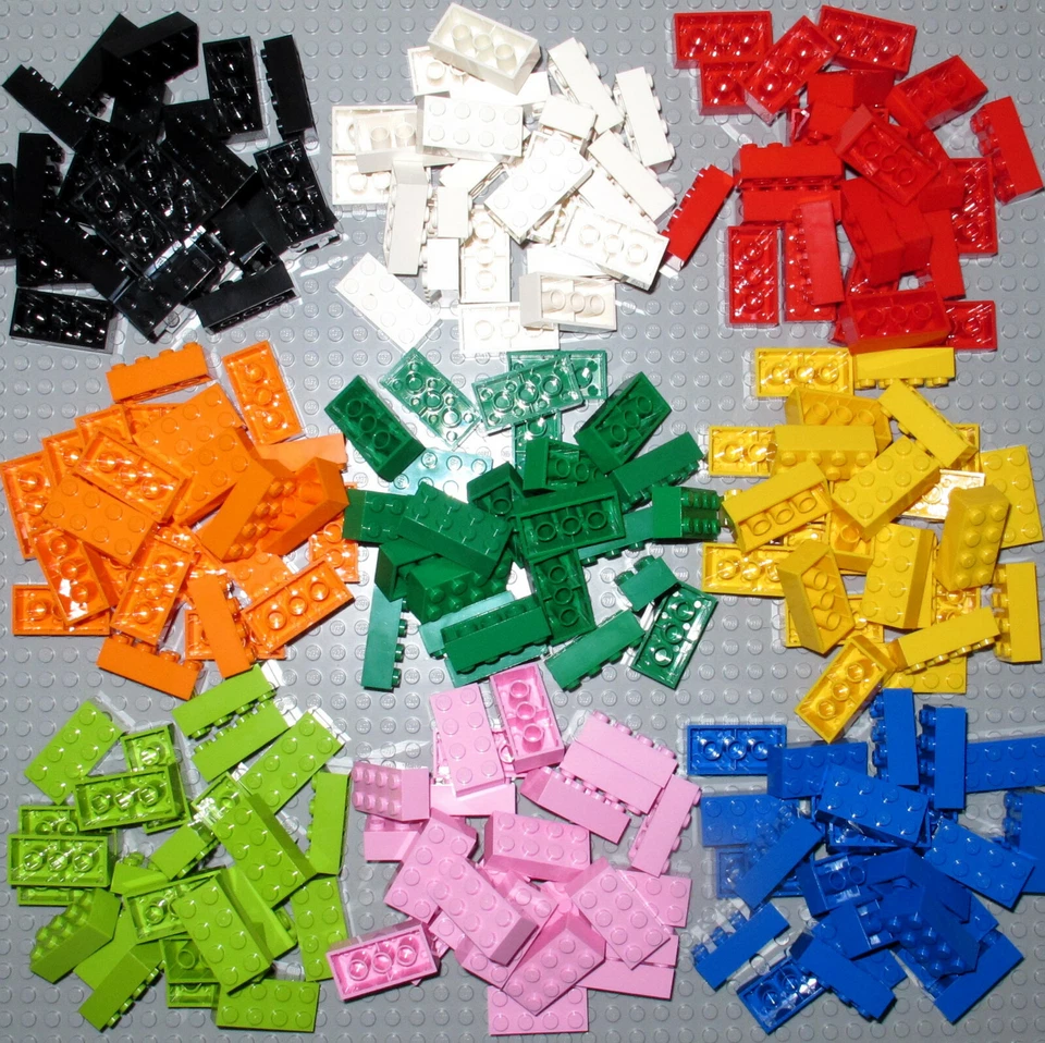 LEGO Bricks 2x4 - part.no 3001 NEW- 25 pcs - Select Color-Star Wars,City,Friends - Image 2 of 2
