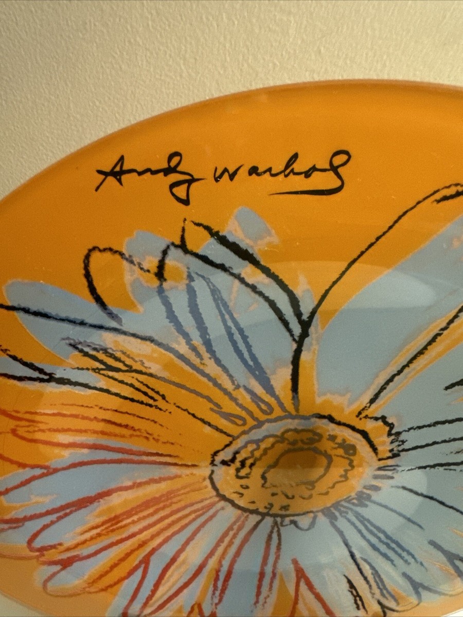 Rosenthal Studio Line Vintage Andy Warhol Daisy Glass Plate | eBay