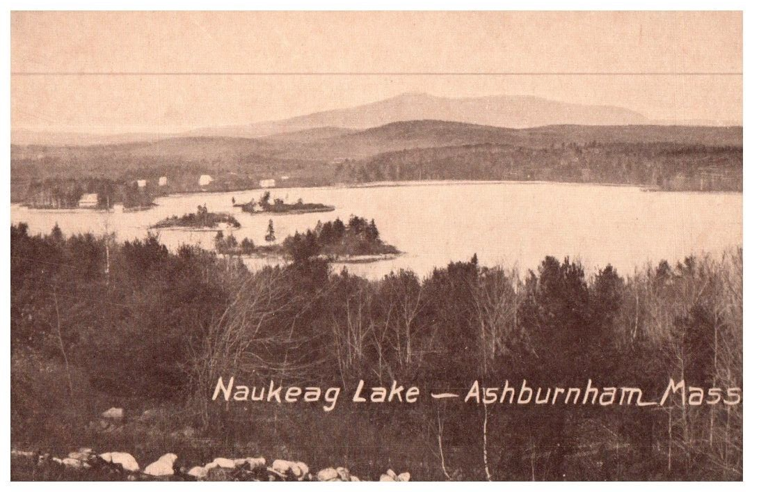 Naukeag Lake Ashburnham Massachusetts Postcard eBay