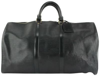 lv black duffle bolsa