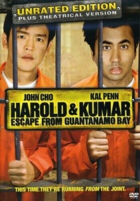 Harold & Kumar Escape From Guantanamo Bay DVD (Disc Only) good