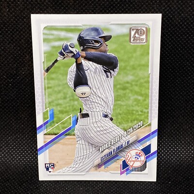 2021 Topps Update Estevan Florial RC #US247 New York YANKEES Rookie