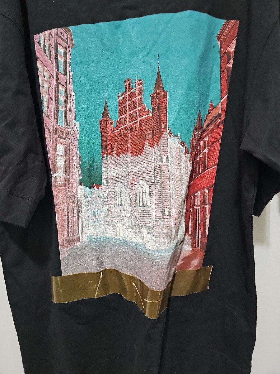 DRIES VAN NOTEN SIZE M HELI GRAPHIC TEE IN BLACK | eBay
