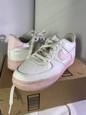 Size 7 GS - Nike Air Force 1 Low White Pink Foam - CT3839-107