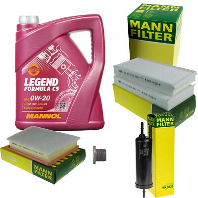 MANN Inspektionspaket 5 L MANNOL Legend Formula C5 0W-20 für MINI BMW Mini