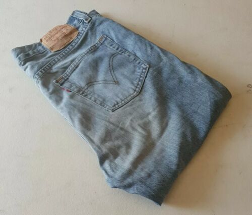 LEVIS 751 Jeans Mens W 36 L 30 Regular Fit Vintage Blue Denim Red Tab No 90 - Picture 11 of 11