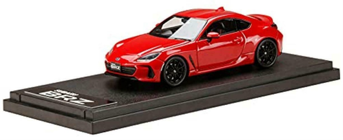 1/43 ハイストーリー 1/43 2021イグニションレッド BRZ MARK43　スバル スバル ,ダイ イグニッションレッド (2021) S BRZ ミニカー