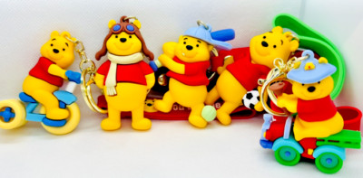 Winnie the Pooh Sport Event Schlüsselanhänger Schlüsselring Taschenanhänger Anhänger Disney Eeyore Neu