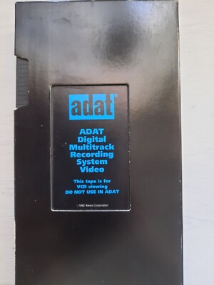 Alesis ADAT S-VHS s-120 cassette Kassette Audio Digital Schwarz