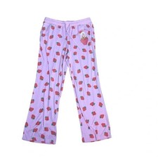 Strawberry Shortcake Pink Strawberry Drawstring Pajama Pants, Size L