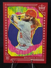 2022 Panini Diamond Kings - Rookies II Brandon Marsh #157 Red Frame (RC)