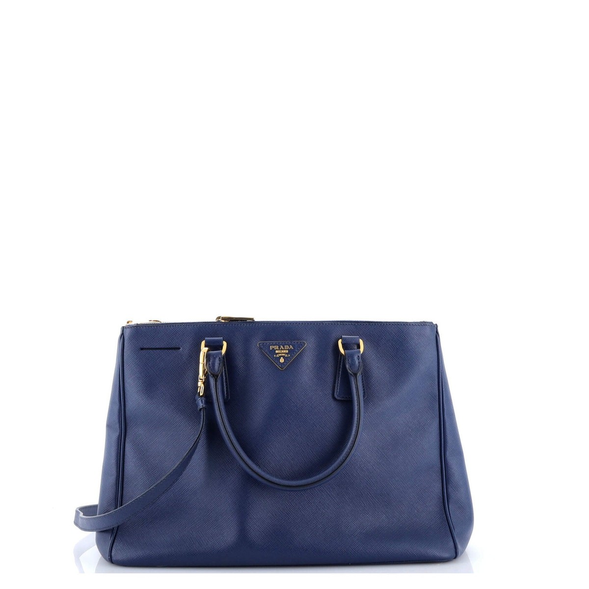 Prada Galleria Double Zip Tote Saffiano Leather Large | eBay