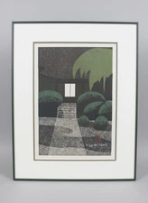 KIYOSHI SAITO Japanese Woodblock Print Joko Ji Kamino Yama LIGHT From WINDOW