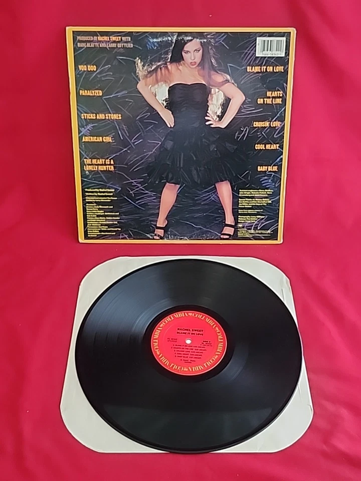 Rachel Sweet Blame It On Love Lp Vinyl Record Album Foto 2 de 2