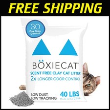Boxie Unscented 30-Day Odor Control Cat Litter 40 lb