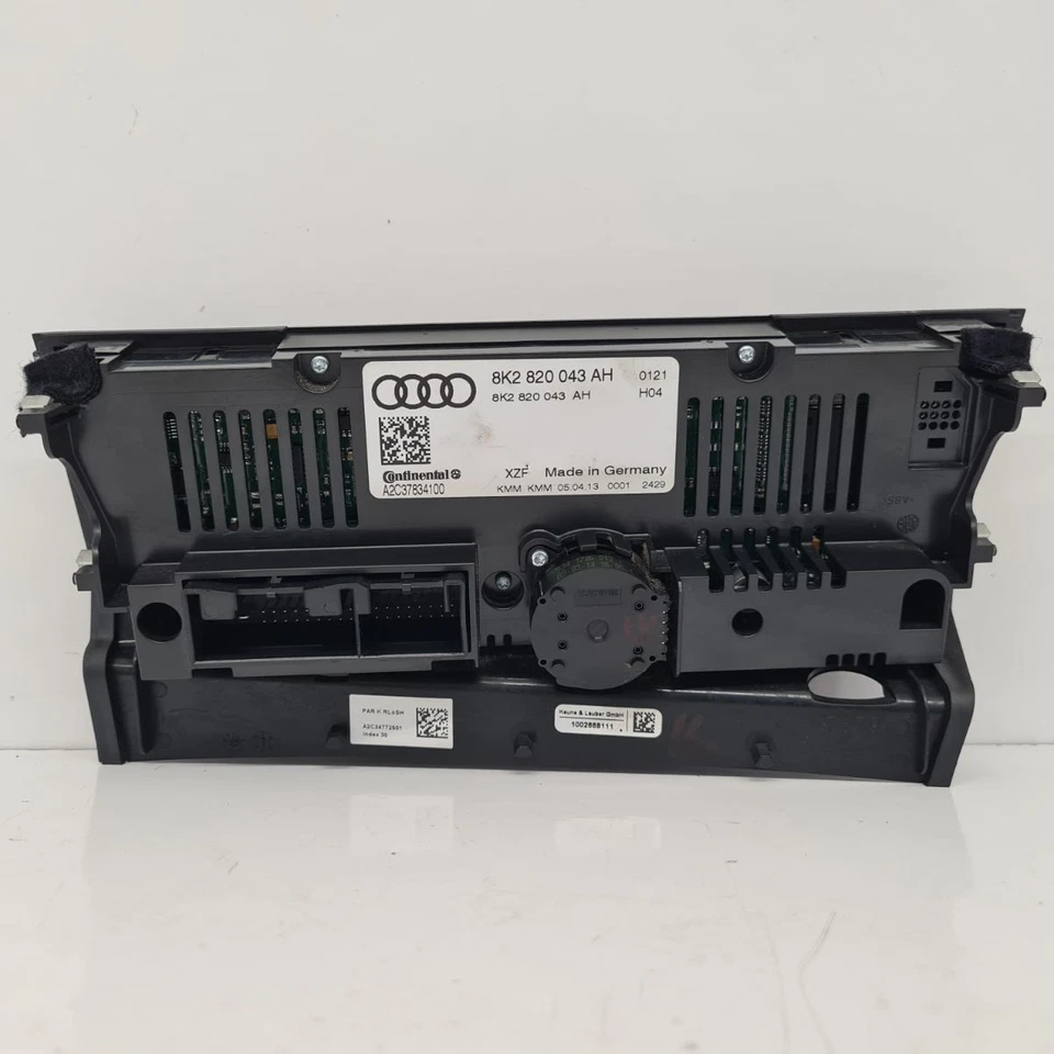 AUDI A4 MK4 (B8) 2007-2015 DIGITAL CLIMATE CONTROL PANEL BLACK 8K2820043AH - Image 2 of 4