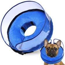BARKLESS Dog Cone, Inflatable Dog Cone After Surgery for Medium Breed