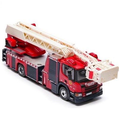 TG Masdi 1:64 Aerial Ladder Fire Engine Truck L32 Model Diecast Metal Car New
