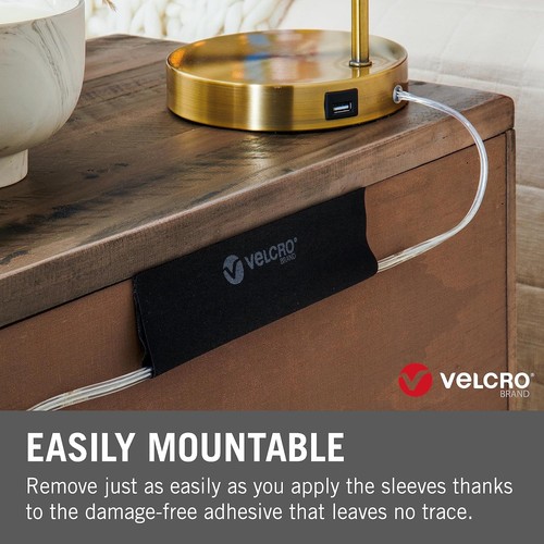 Mountable Cable Sleeves Roll Cable Tidy Desk Cables Organiser 91x14.6cm SEE PICS - 第 4/9 張圖片
