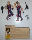 GI Joe Crimson Guard Commanders Tomax & Xamot File Card 1989 Action Figure Loose
