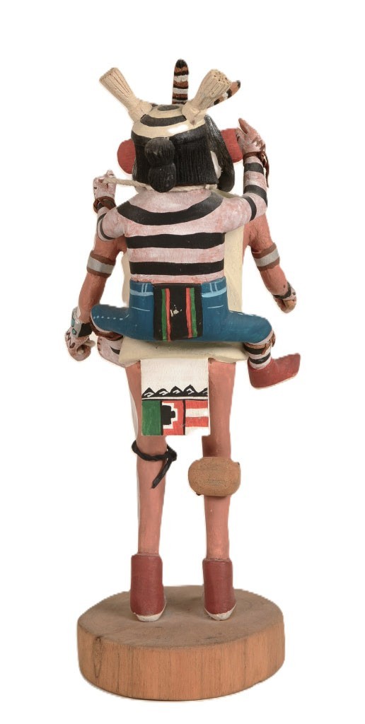 Hopi Kachina Clown and Ogre By Sheldon Talas 1937-2010